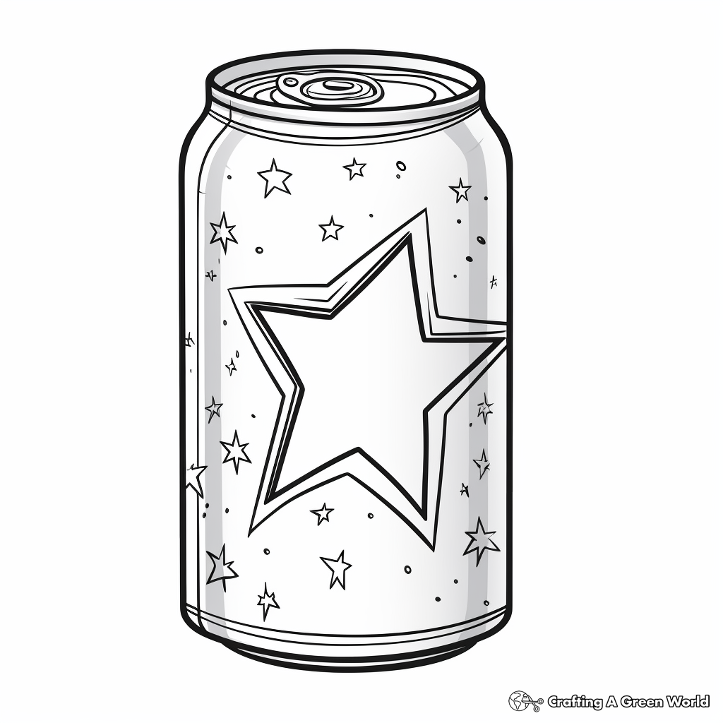 Beverage Can Coloring Pages 4