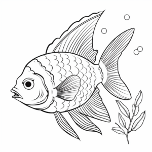 Biodiversity: Variety of Sunfish Species Coloring Page 2