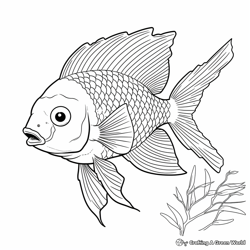 Biodiversity: Variety of Sunfish Species Coloring Page 4