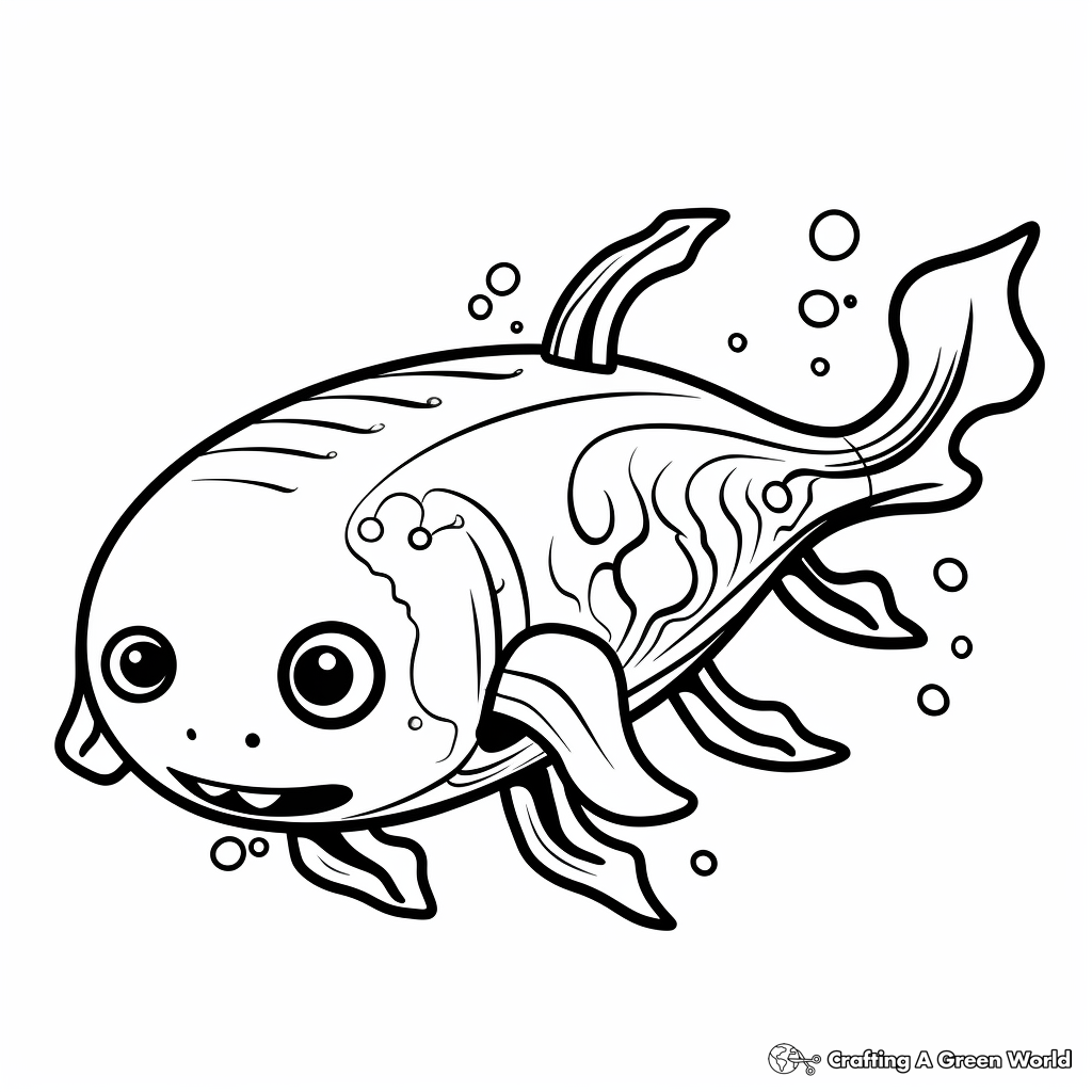 Bioluminescent Electric Eel Coloring Pages 4