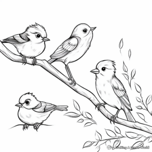 Birds of Different Climates Coloring Pages 3