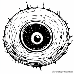 Black Hole Formation Coloring Pages for Children 2