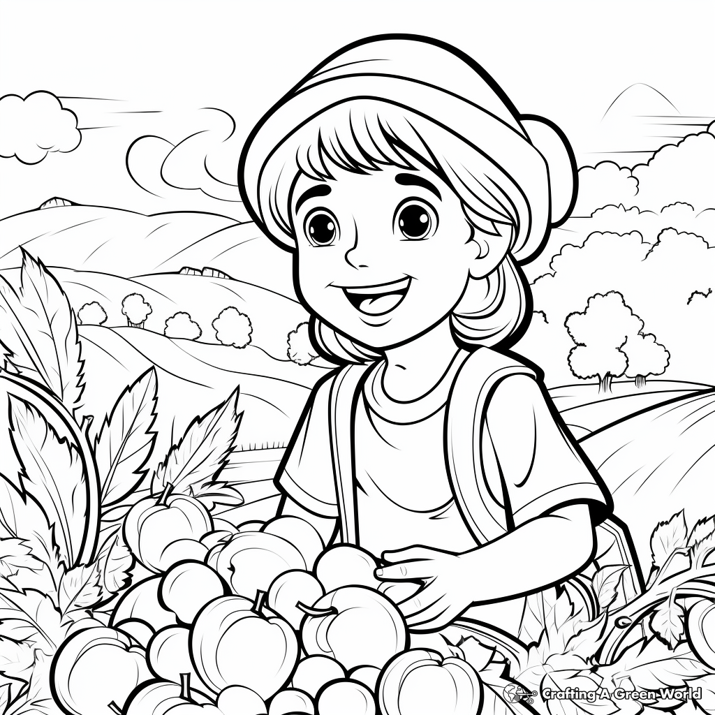 Blessed 'Goodness' Fruit of the Spirit Coloring Pages 1