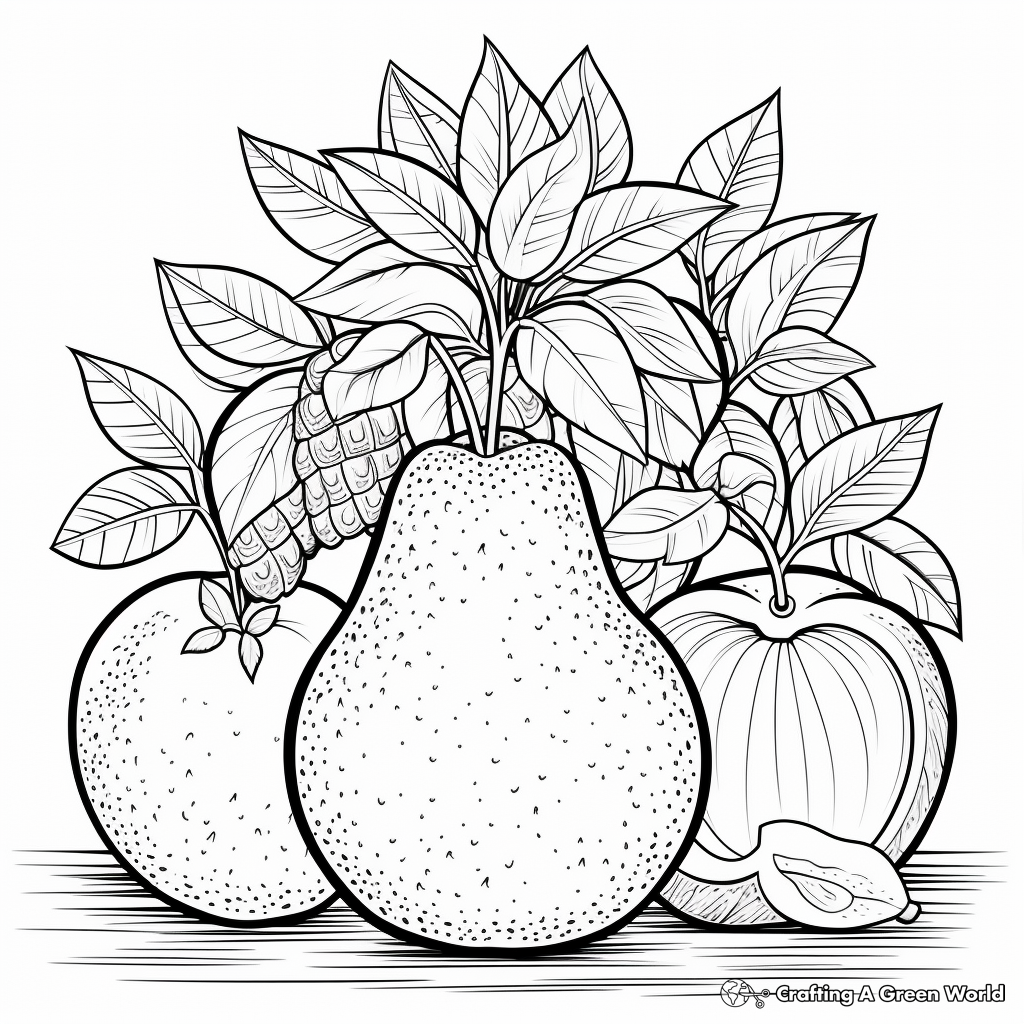 Blessed 'Goodness' Fruit of the Spirit Coloring Pages 3