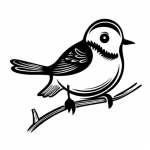 Blue Swallow Bird Coloring Pages for Springtime 2