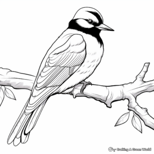 Blue-Throated Hummingbird: Realistic Coloring Sheets 4
