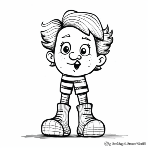 Bobby Socks Coloring Pages for a Blast from the Past 3