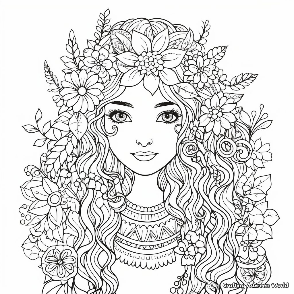 Boho Rainbow with Inspirational Quotes Coloring Pages 4