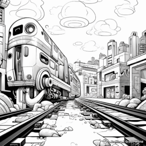 Bold Murals Graffiti Coloring Pages 3