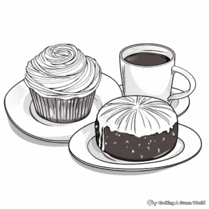 Boston Cream Donut Coloring Pages 4