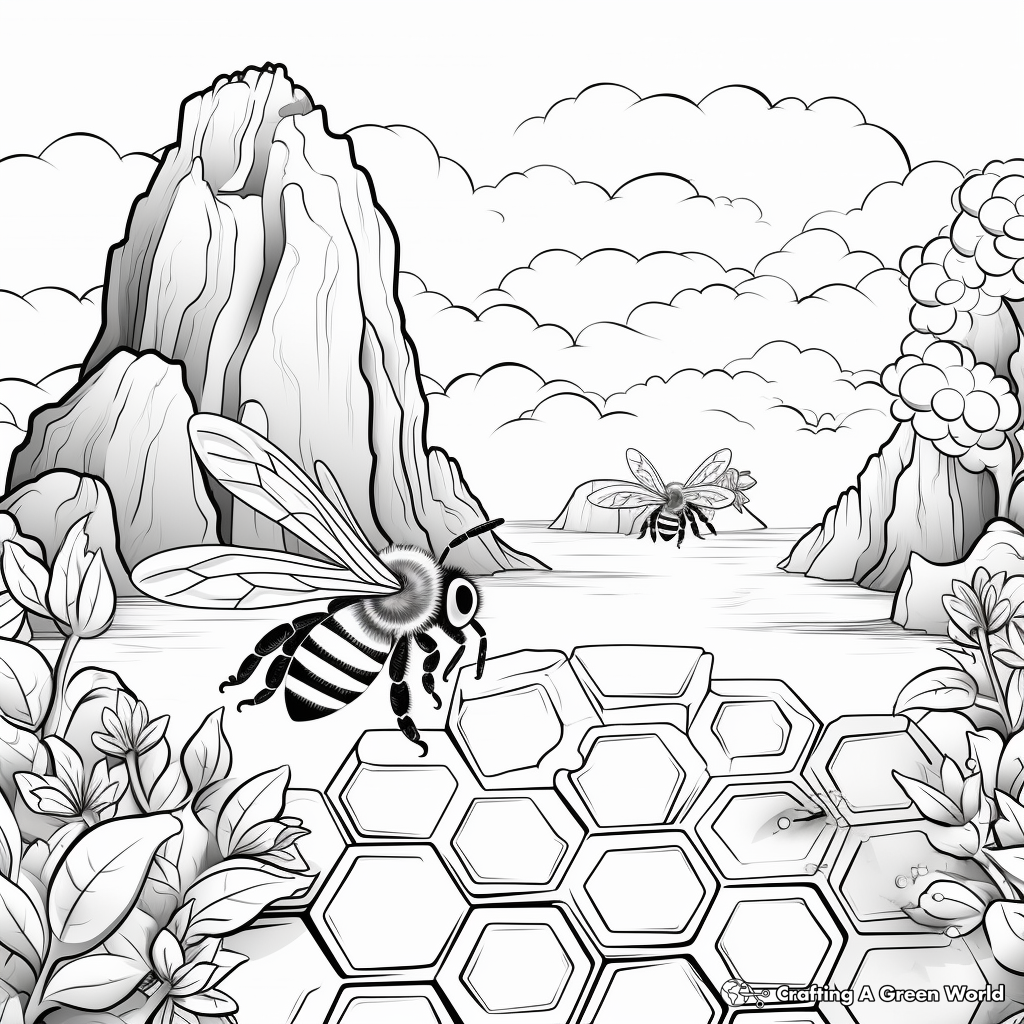 Bountiful Honeycomb Coloring Pages 3