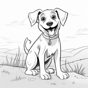 Brave Dog Rescue Coloring Pages 1