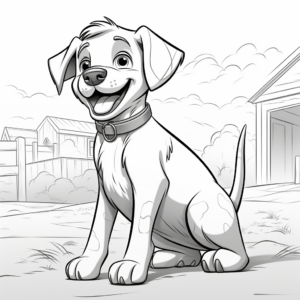 Brave Dog Rescue Coloring Pages 2