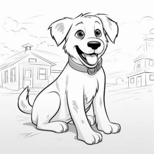 Brave Dog Rescue Coloring Pages 3