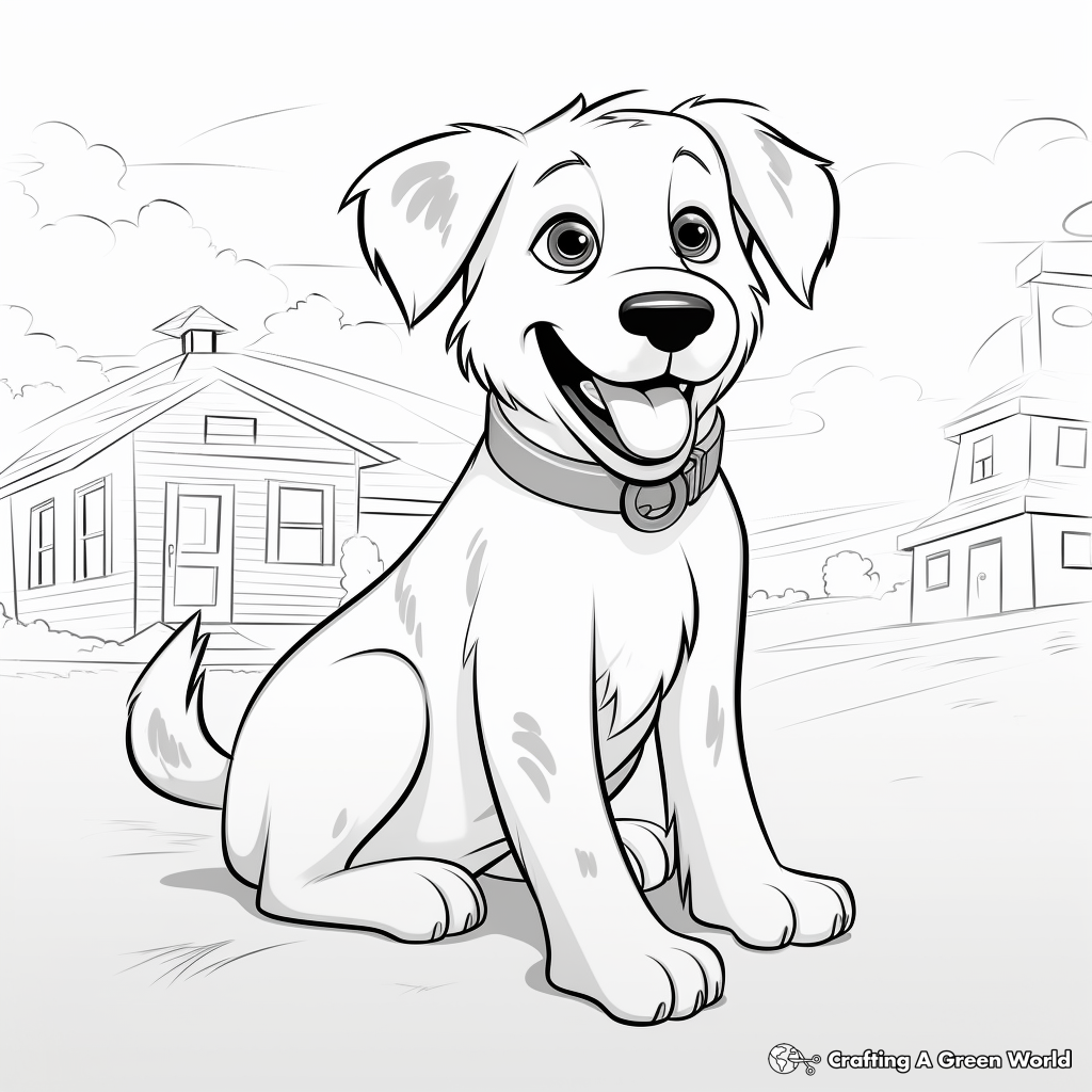 Brave Dog Rescue Coloring Pages 3