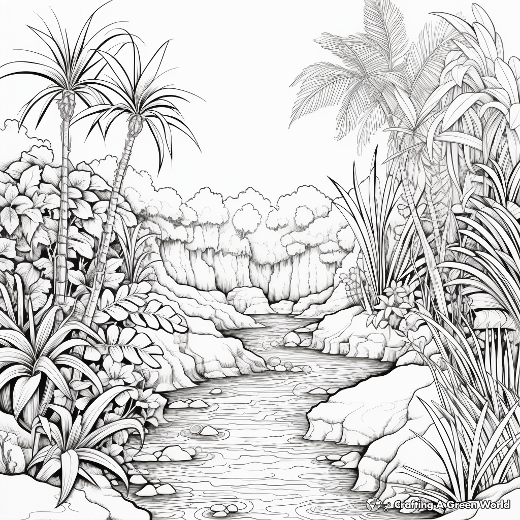 Breathtaking Nature Scenes Coloring Pages 3