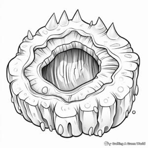 Bright Citrine Geode Coloring Sheets 2