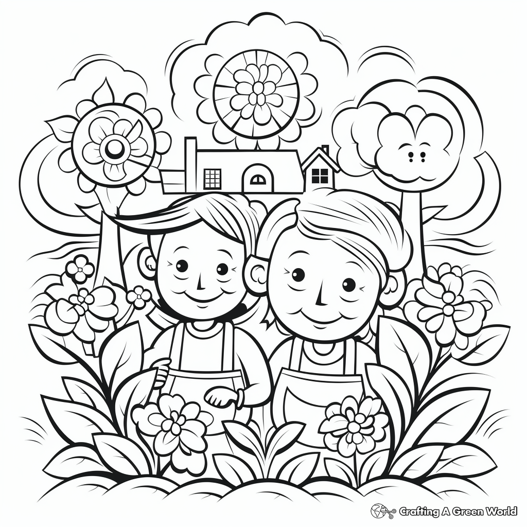 Bright Spring Coloring Pages 3