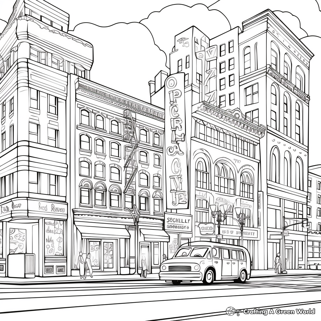 Broadway Musical Coloring Pages 1