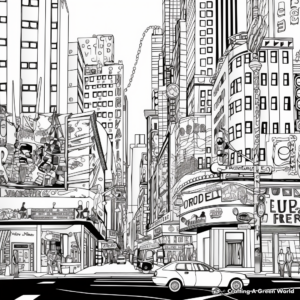 Broadway Musical Coloring Pages 3