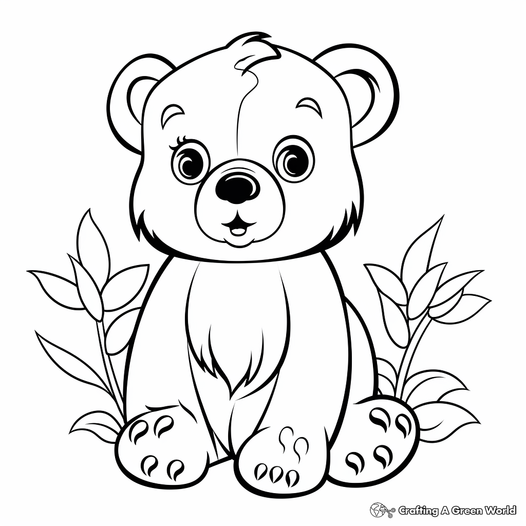 Brown Bear, Brown Bear Themed Coloring Pages 1
