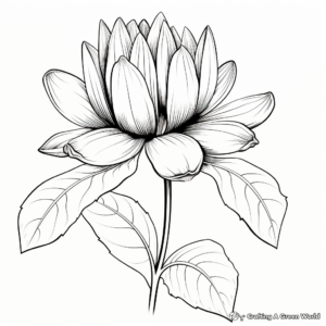 Budding Artists' Bud Coloring Pages 3