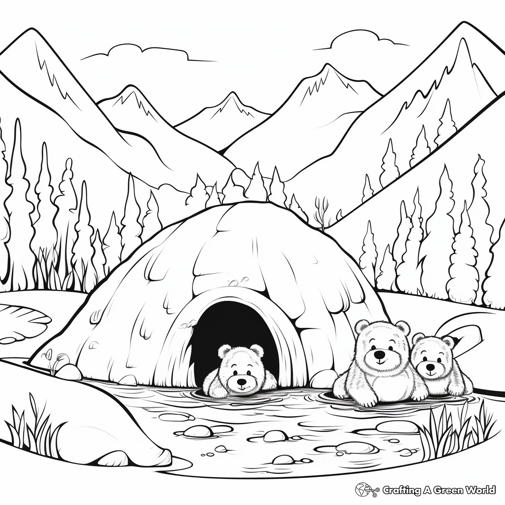 Build-A-Beaver-Dam Coloring Pages for Kids 2