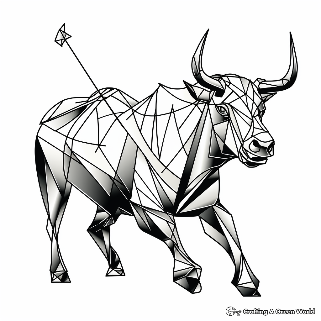 Bull Market, Stock Market Themed Coloring Pages 2