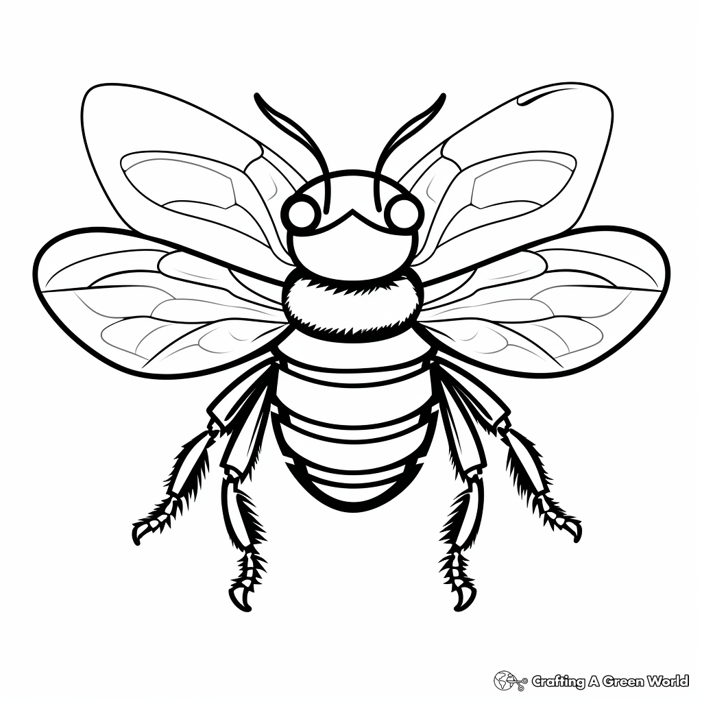 Bumblebee Lifecycle Coloring Pages 2