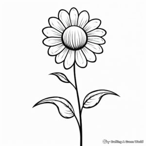 Calming Lavender Flower Coloring Pages 1