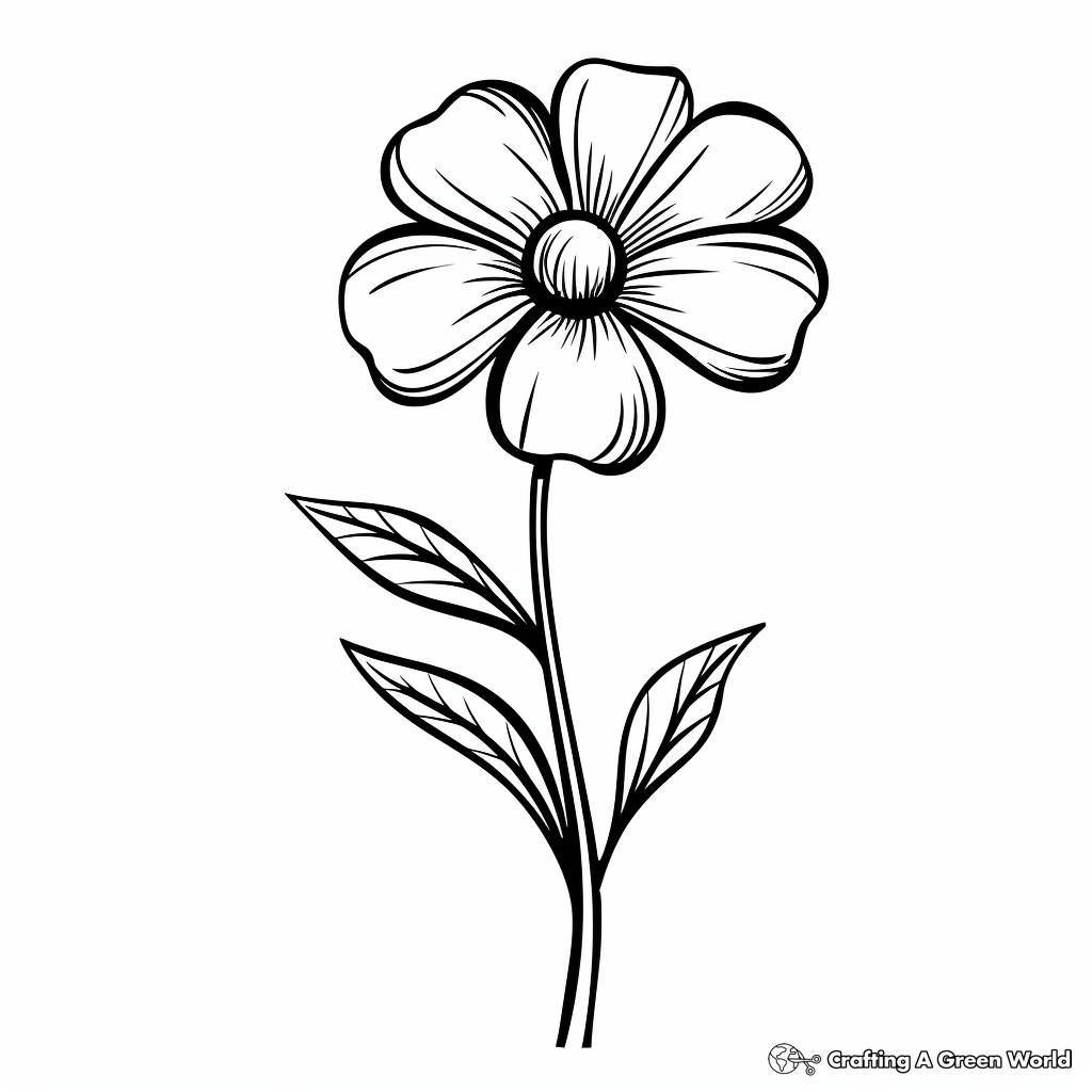 Calming Lavender Flower Coloring Pages 2