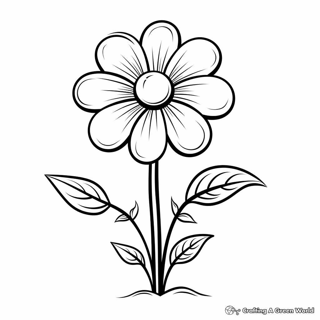 Calming Lavender Flower Coloring Pages 4