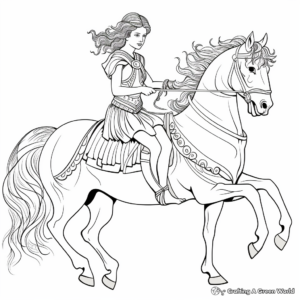 Captivating Centaur Coloring Pages 1