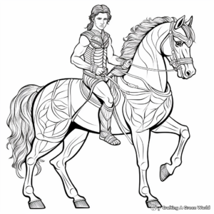Captivating Centaur Coloring Pages 2