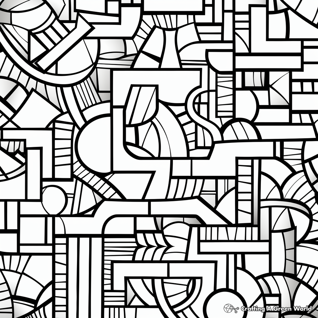 Captivating Mosaic Pattern Coloring Pages 3