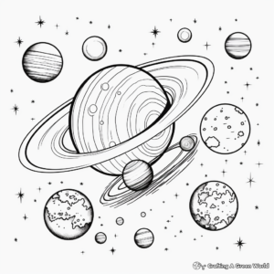Captivating Solar System Coloring Pages 2