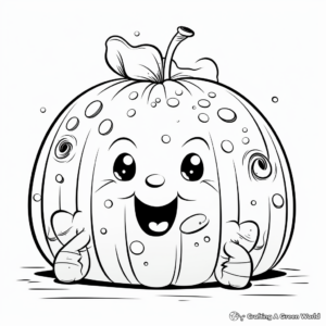 Caramelized Baking Apple Coloring Pages 3