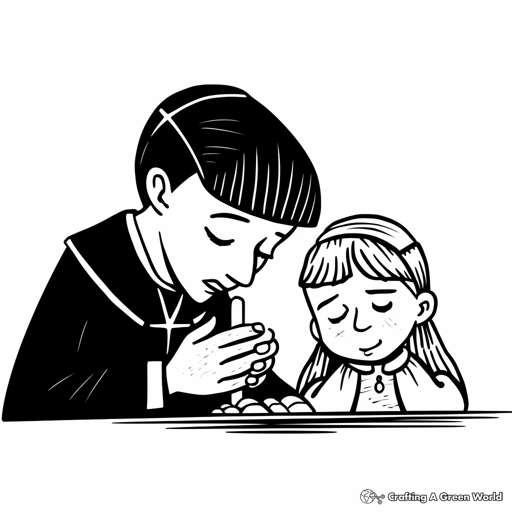 Catholic Tradition Ash Wednesday Coloring Pages 1
