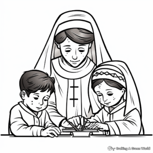 Catholic Tradition Ash Wednesday Coloring Pages 3