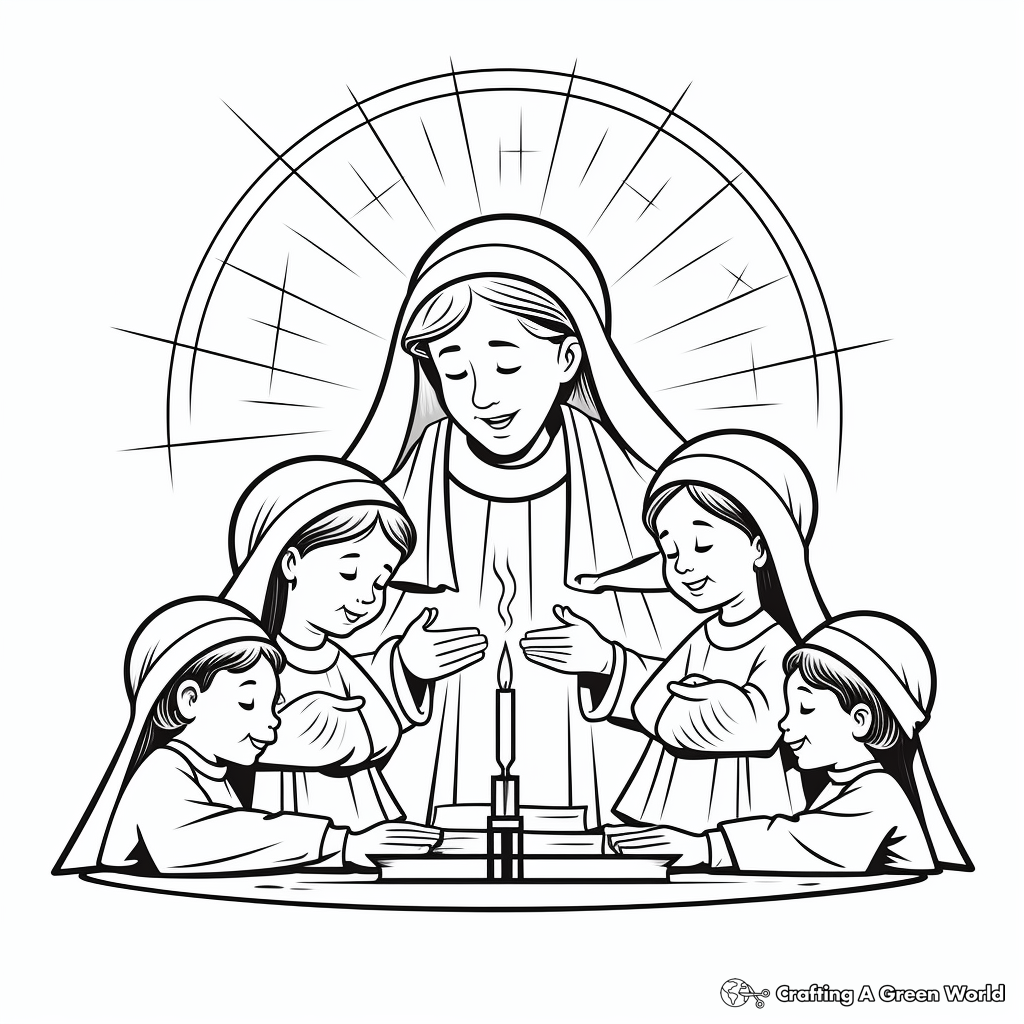 Catholic Tradition Ash Wednesday Coloring Pages 4