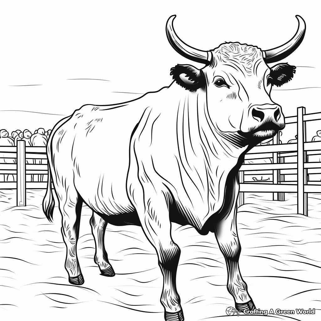 Celebration of Bulls, Festival of San Fermin Coloring Pages 2