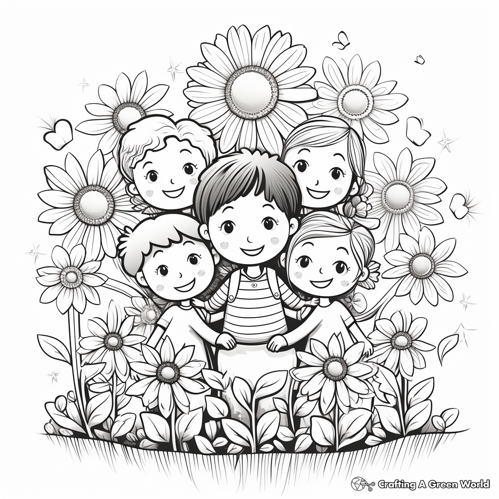 Celebration of Friendship Kindness Coloring Pages 3
