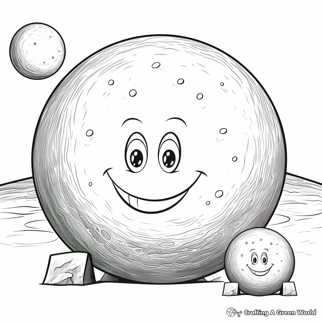 Ceres Planet Coloring Pages for School Projects 1