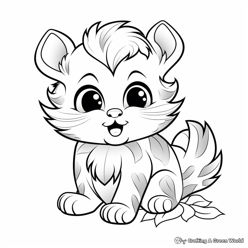 Charming Baby Animal Coloring Pages 4