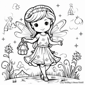 Charming Fairy Tale Coloring Pages 2