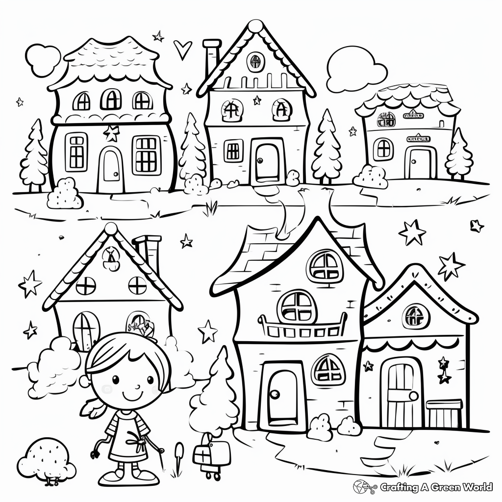 Charming Fairy Tale Coloring Pages 4