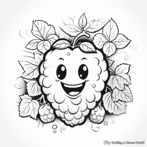 Charming 'Love' Fruit of the Spirit Coloring Pages 3
