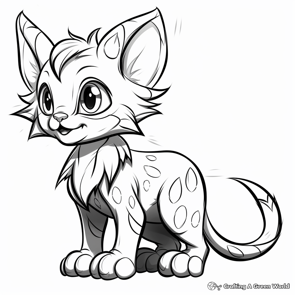 Charming Sphinx Cat Pack Coloring Pages 4