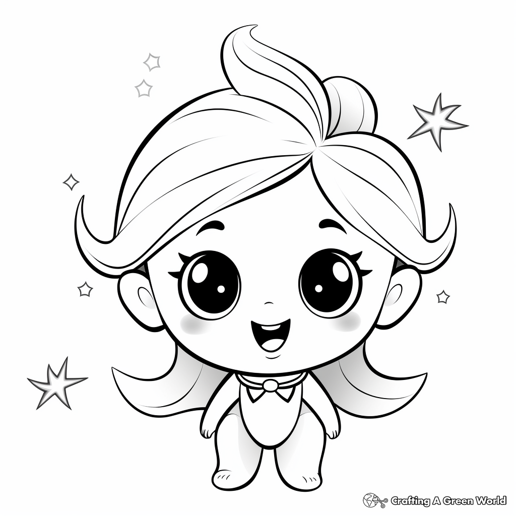 Charming Starfish Coloring Pages For Toddlers 2