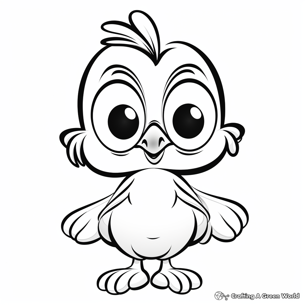 Charming Tweety Bird Coloring Pages 3